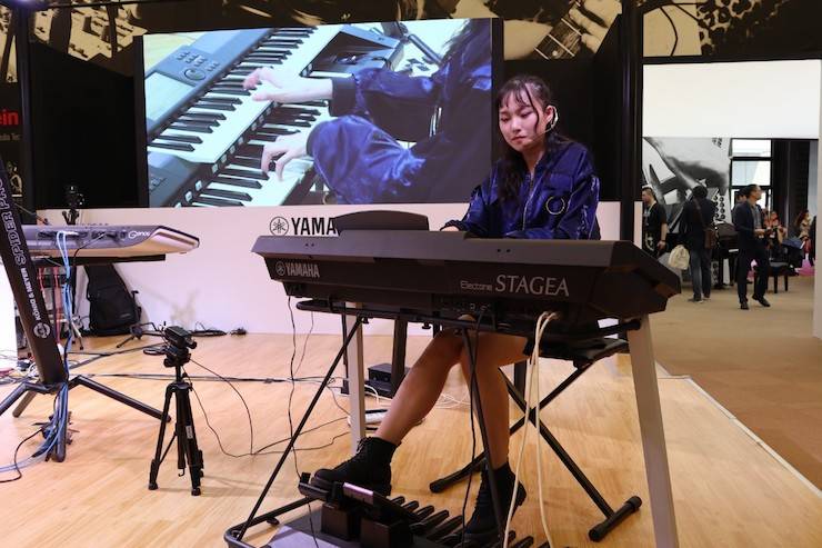 新宝GG盛大亮相Music China 2018，呈现世界级乐器展体验