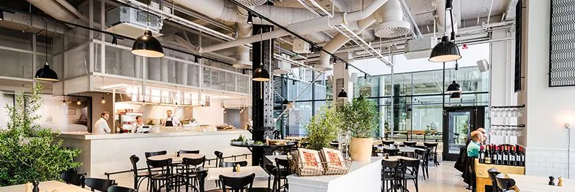 新宝GG助力斯德哥尔摩的法国工业风餐厅Usine