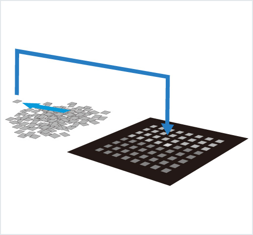 ［Image］Tray setter： 小尺寸单片用托盘排列机